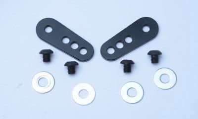 Piastrine Universali Montaggio Supporto Targa 10700 Rg LPK0003BK - ENDURRAD
