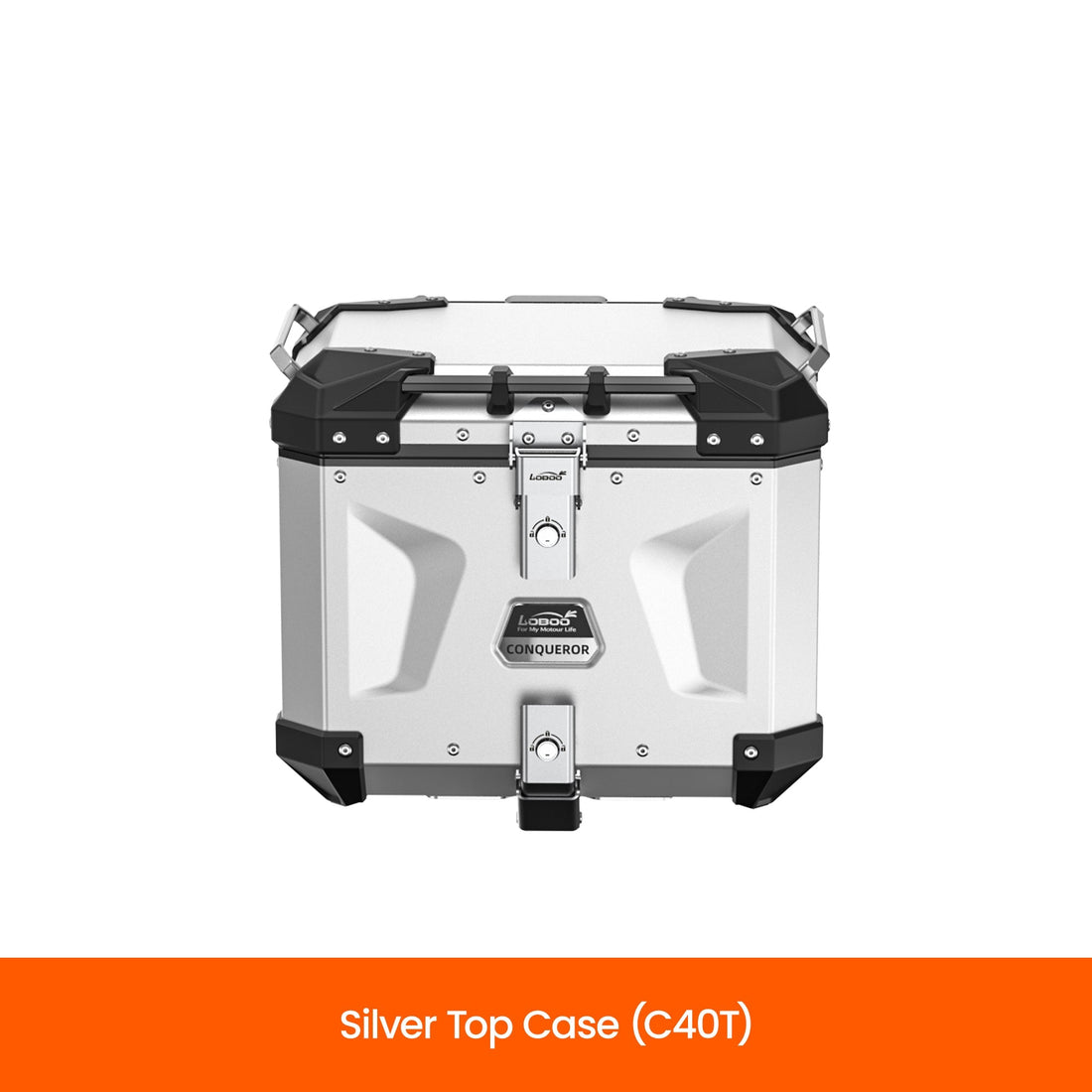 Bauletto LOBOO CONQUEROR C40T argento da 40 litri