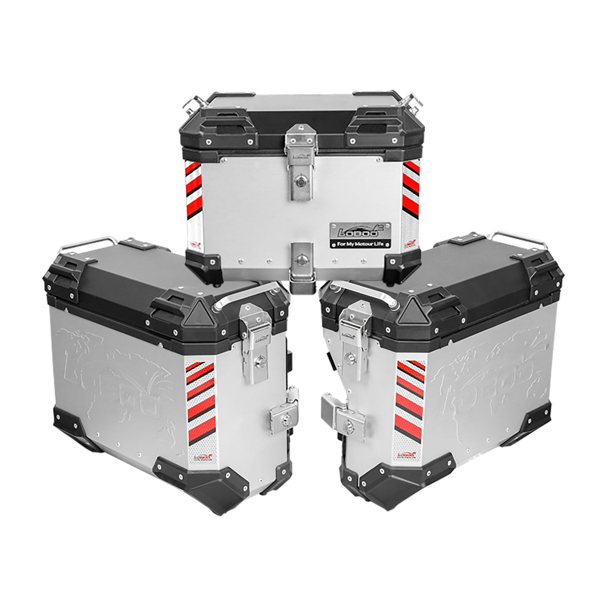Acciaio inox, dove le valigie sono in alluminio