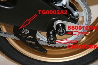 Pinna Sicurezza Catena Anodizzata Nero 6404 Rg TG0002B2 - ENDURRAD