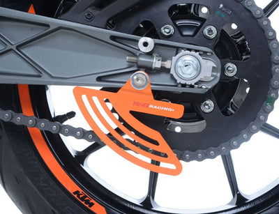 Pinna Sicurezza Catena Per Ktm RC125 200 390 Husqvarna Vitpilen 701 Colore Arancio 11941 Rg TG0011OR - ENDURRAD