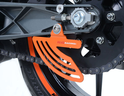 Pinna Sicurezza Catena Per Ktm RC125 200 390 Husqvarna Vitpilen 701 Colore Arancio 11941 Rg TG0011OR - Endurrad
