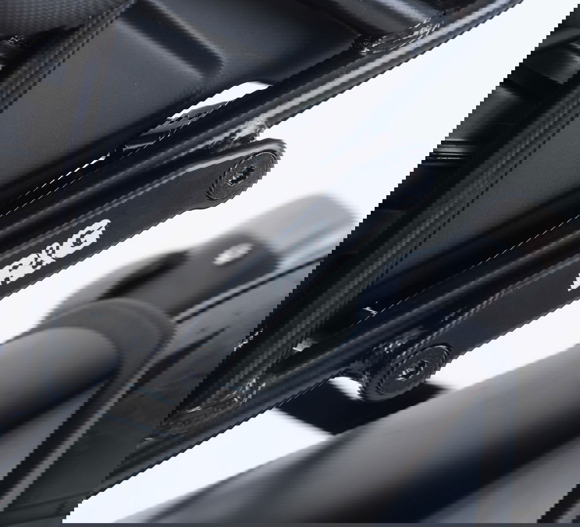 Placchette copri fori poggiapiedi posteriori (lato SX), KTM RC 125 '17- / RC 390 '17-