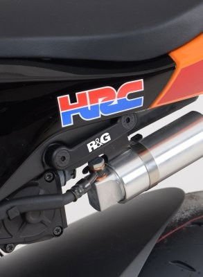 Placchette copri fori poggiapiedi posteriori (paio), Honda CBR 600 RR '07 - ENDURRAD