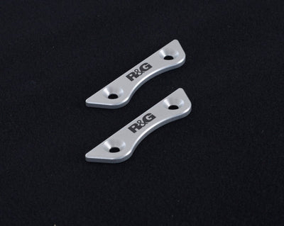 Placchette Copri Fori Poggiapiedi Posteriori Paio Kawasaki Z900 Z900RS 18214 Rg BLP0065BK - ENDURRAD