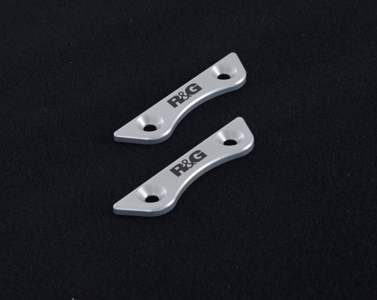 Placchette Copri Fori Poggiapiedi Posteriori Paio Kawasaki Z900 Z900RS 18214 Rg BLP0065SI - ENDURRAD
