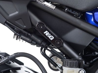 Placchette Copri Fori Poggiapiedi Posteriori Paio Yamaha Mt 10 Xsr 900 Gp 24 16712 Rg BLP0060BK - ENDURRAD