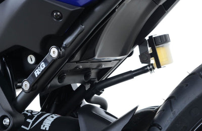 Placchette Copri Fori Poggiapiedi Posteriori Paio Yamaha Tracer 700 17442 Rg BLP0061BK - ENDURRAD