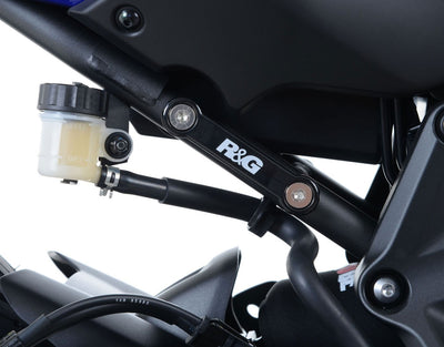 Placchette Copri Fori Poggiapiedi Posteriori Paio Yamaha Tracer 700 17442 Rg BLP0061BK - Endurrad