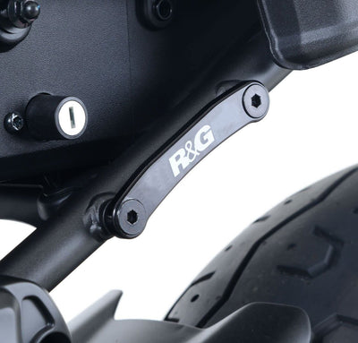 Placchette Copri Fori Poggiapiedi Posteriori Paio Yamaha XSR700 16707 Rg BLP0055BK - ENDURRAD