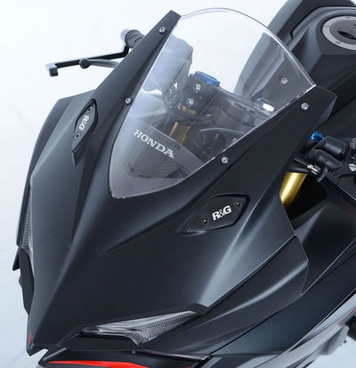 Placchette Coprifori Specchietti Honda CBR250RR 17 R G 18359 Rg MBP0026BK - ENDURRAD
