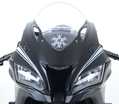 Placchette Coprifori Specchietti Kawasaki ZX10 R 16 15528 Rg MBP0024BK - ENDURRAD