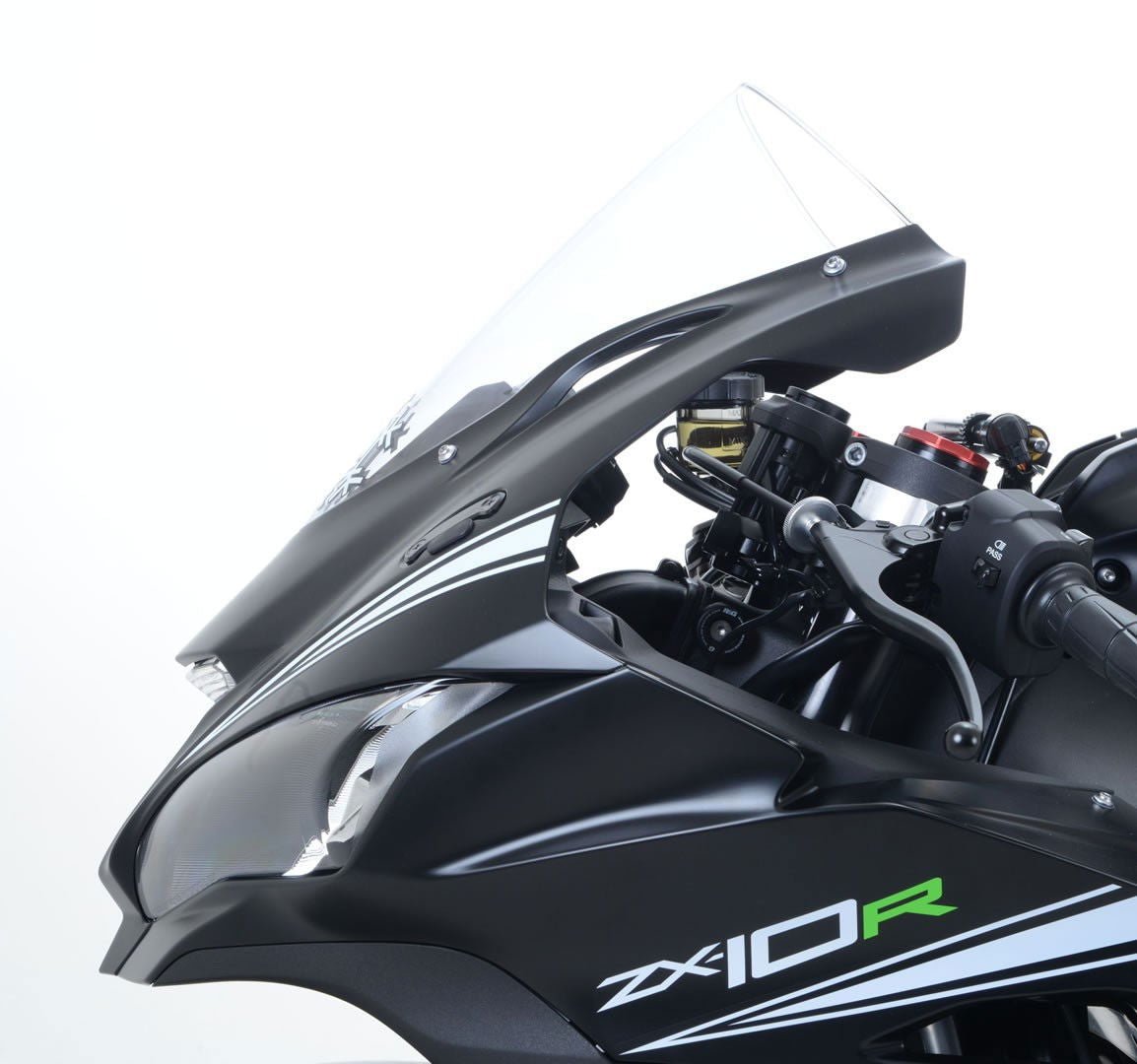 Placchette Coprifori Specchietti Kawasaki ZX10 R 16 15528 Rg MBP0024BK - ENDURRAD