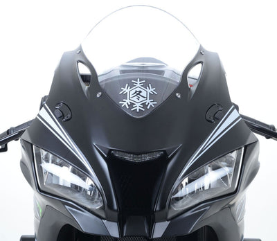 Placchette Coprifori Specchietti Kawasaki ZX10 R 16 15528 Rg MBP0024BK - Endurrad