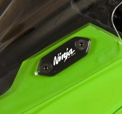 Placchette Coprifori Specchietti Kawasaki ZX6 R 13 Ninja 400 Ninja 300 Zx 25R 20 Ninja 250 13 Ninja 250 Sl Nin 7299 Rg MBP0014BK - ENDURRAD