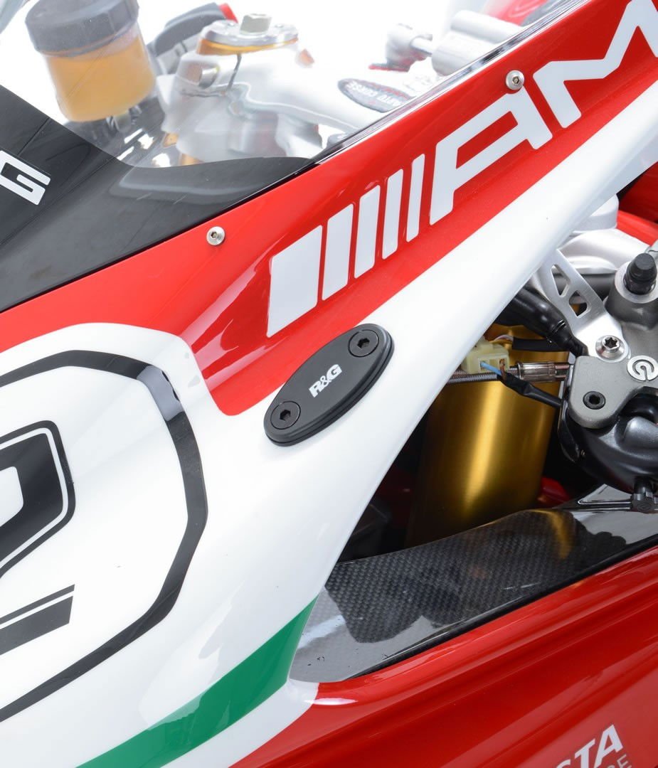Placchette Coprifori Specchietti Mv Agusta F3 675 800 F4 1000R 13 F4RC 10435 Rg MBP0016BK - ENDURRAD