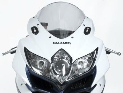 Placchette Coprifori Specchietti Suzuki Gsx R600 750 K6 L0 7296 Rg MBP0011BK - ENDURRAD