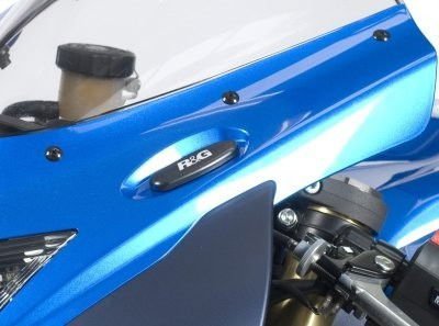 Placchette Coprifori Specchietti Suzuki Gsx R600 750 L1 7297 Rg MBP0012BK - ENDURRAD