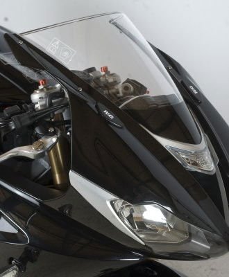 Placchette Coprifori Specchietti Triumph 675 Daytona 13 Rg MBP0015BK Rg MBP0015BK - ENDURRAD