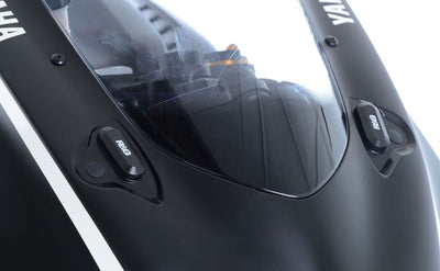 Placchette Coprifori Specchietti Yamaha Yzf R6 17 R G 18448 - Endurrad