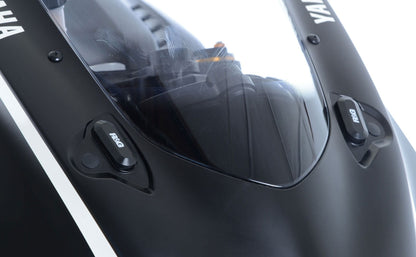 Placchette coprifori specchietti, Yamaha YZF-R6 '17- R&G