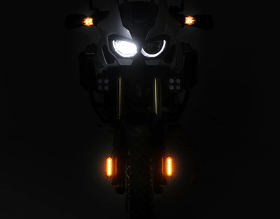 Placchette fissaggio modulo luminoso DRL e B6 - ENDURRAD