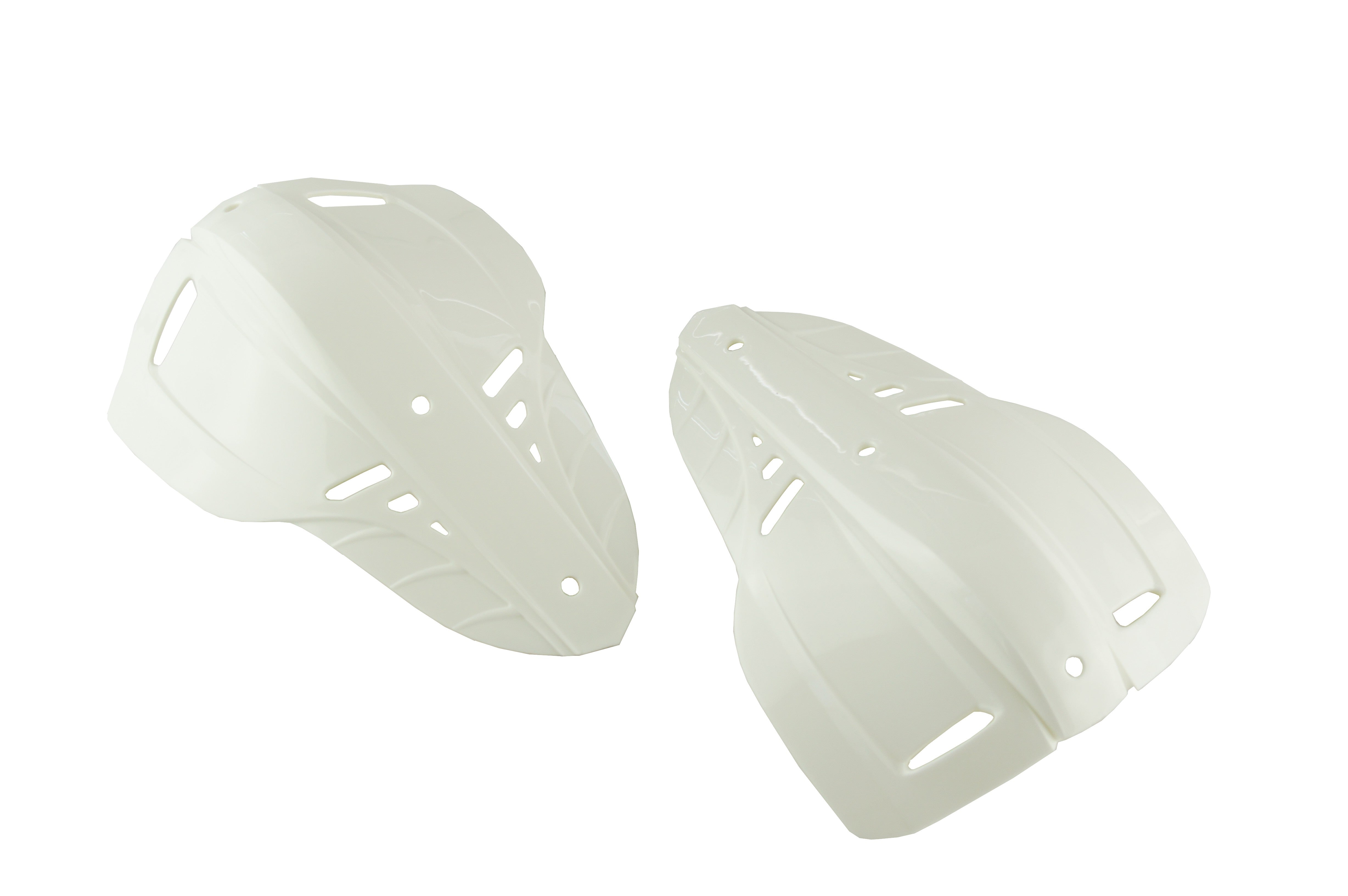 Plastiche paramani a ricambio di colore bianco (coppia)