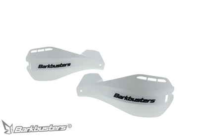 Plastiche paramani Barkbusters EGO-203 bianche, coppia destra e sinistra