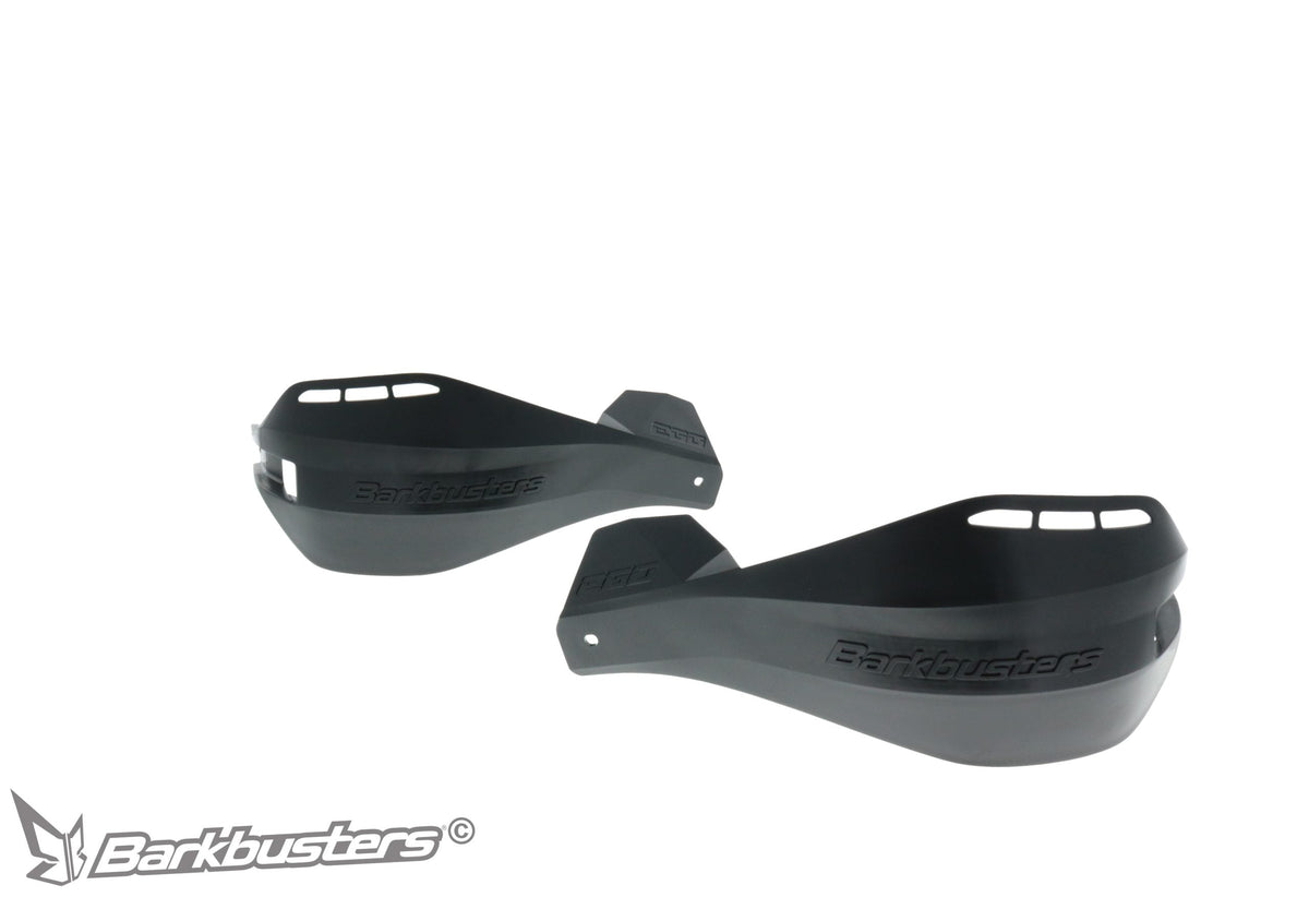 Plastiche paramani Barkbusters EGO-203 Nero su Nero, con logo nero