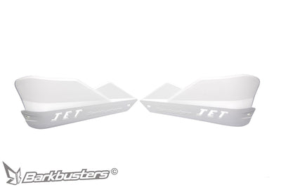 Plastiche paramani Barkbusters JET-003 bianche, coppia destra e sinistra