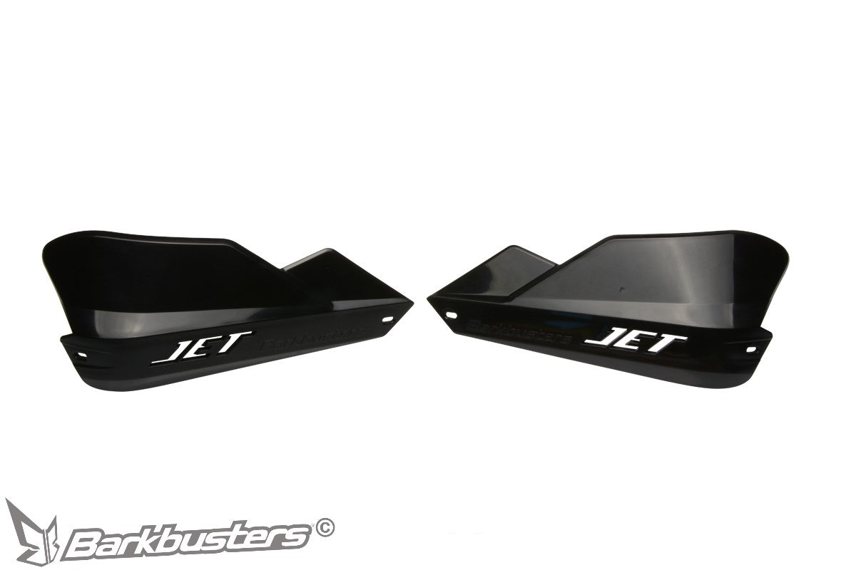 Plastiche paramani Barkbusters JET-003 nere, coppia destra e sinistra