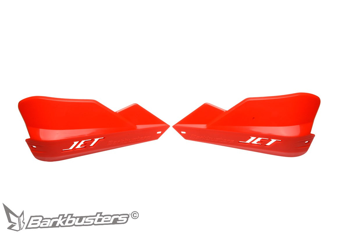 Plastiche paramani Barkbusters JET-003 rosse, coppia destra e sinistra