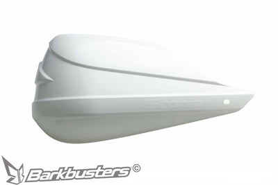 Plastica paramano Barkbusters STORM STM-003 bianca, vista laterale esterna