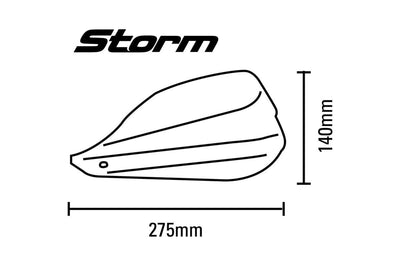 Plastiche paramani STORM - ENDURRAD