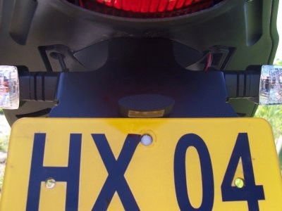 Portatarga Aprilia Rs 125 06 Per Anni 10 Utilizzabile Solo Con Minifrecce 5657 Rg LP0032BK - ENDURRAD