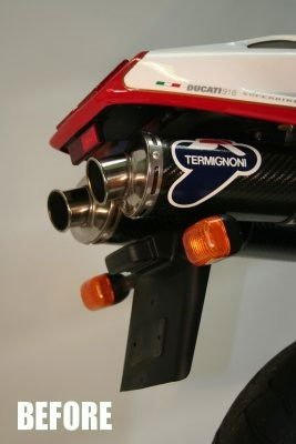 Portatarga Ducati 998 748 916 996 5661 Rg LP0035BK - ENDURRAD
