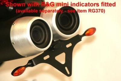 Portatarga Ducati Hypermotard 796 1100 5687 Rg LP0054BK - Endurrad