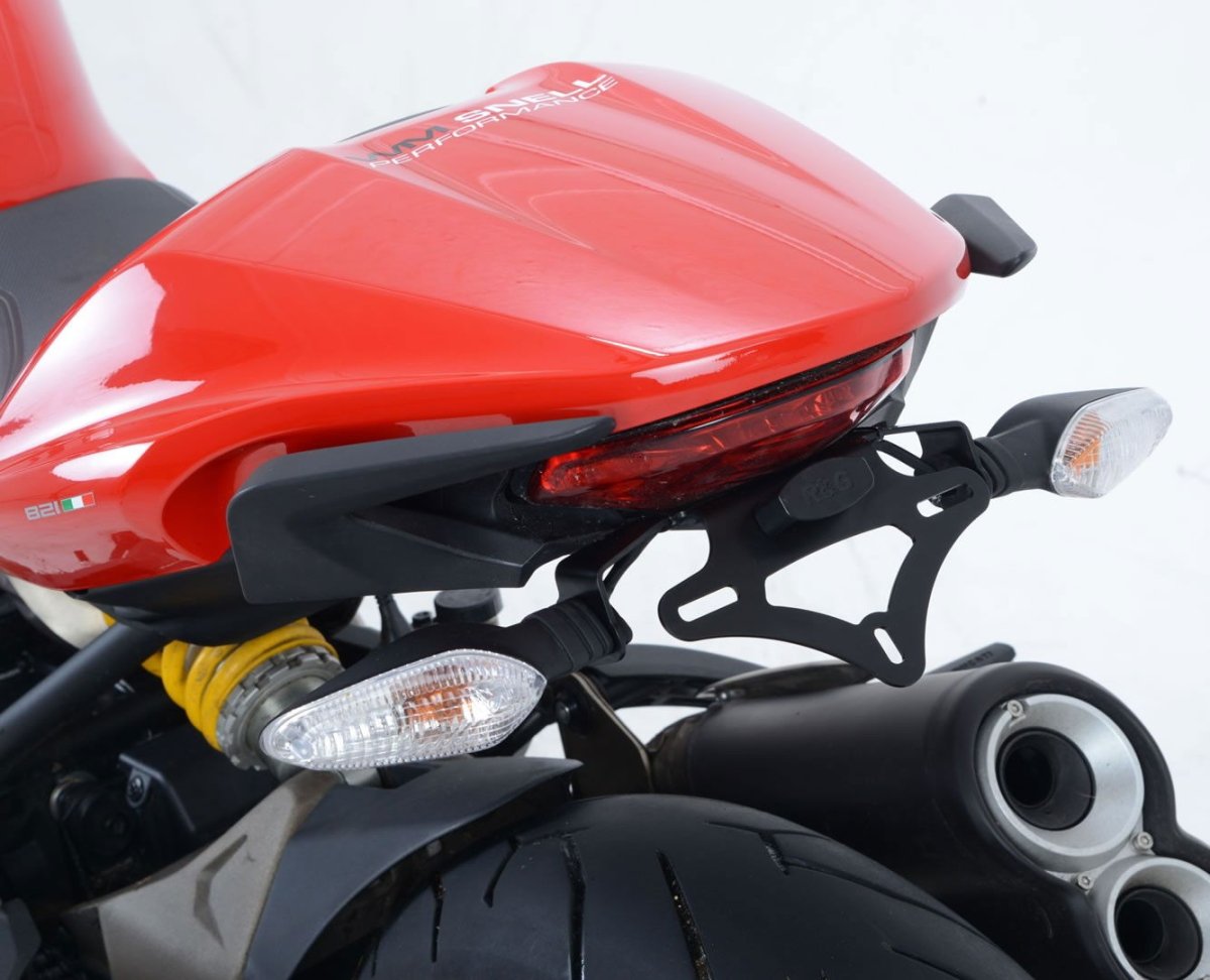 Portatarga Ducati Monster 821 14 17 11900 Rg LP0166BK - ENDURRAD