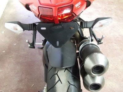 Portatarga Ducati Streetfighter 1098 5713 Rg LP0081BK - ENDURRAD
