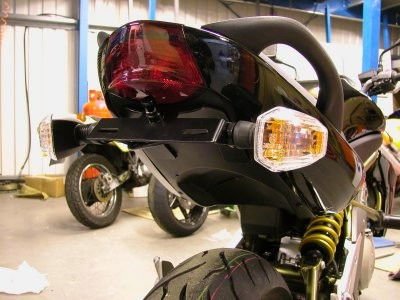 Portatarga Kawasaki Er 6 Ninja 650R Fino A 08 5645 Rg LP0021BK - ENDURRAD