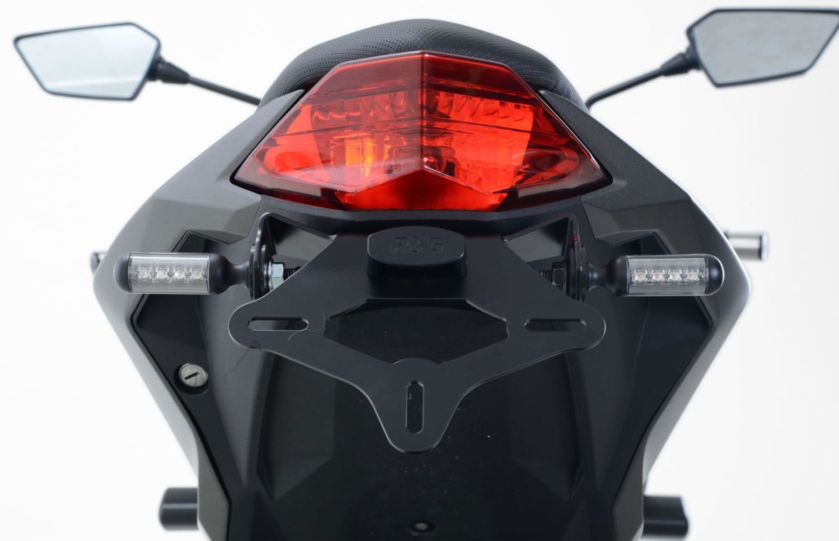 Portatarga Kawasaki Ninja 300 13 17 7282 Rg LP0130BK - ENDURRAD