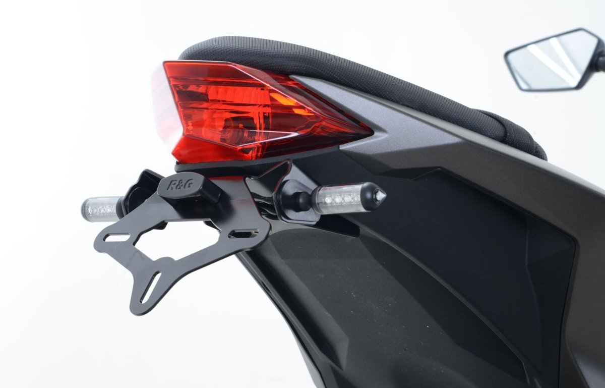 Portatarga Kawasaki Ninja 300 13 17 7282 Rg LP0130BK - ENDURRAD