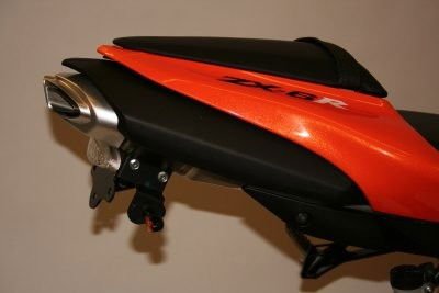 Portatarga Kawasaki ZX6 R 07 08 5676 Rg LP0047BK - ENDURRAD