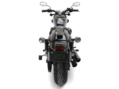 Portatarga moto con doppia luce freno ausiliaria - ENDURRAD