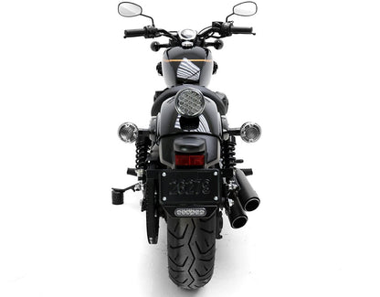 Portatarga moto con luce freno ausiliaria - ENDURRAD