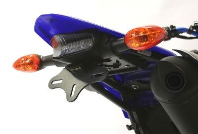 Portatarga Yamaha WR250X 08 WR250R 08 5714 Rg LP0082BK - ENDURRAD