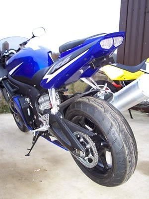 Portatarga Yamaha Yzf R6 03 05 R1 02 03 5623 Rg LP0002BK - ENDURRAD