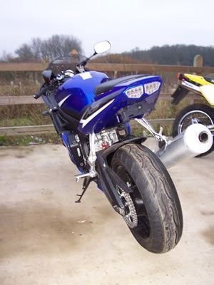 Portatarga Yamaha Yzf R6 03 05 R1 02 03 5623 Rg LP0002BK - ENDURRAD