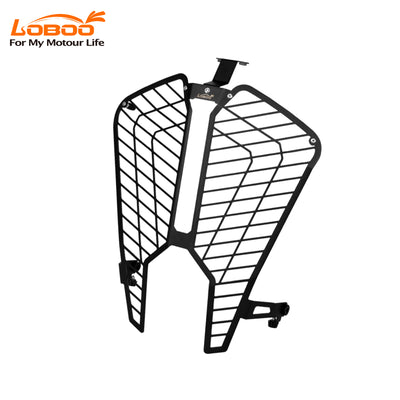 Protezione faro LOBOO CDDBHZ251 per KTM 1290 Super Adventure vista di tre quarti da sinistra