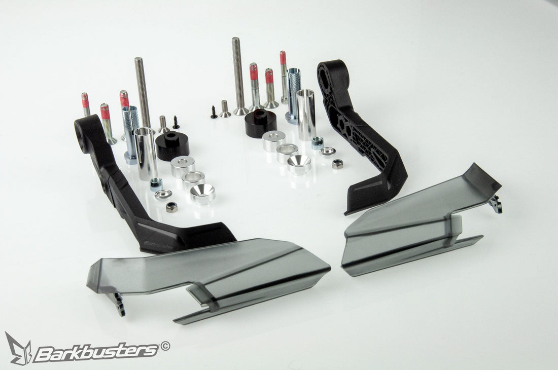 Componenti e viteria della protezione leve Barkbusters Aero-GP AGP-001